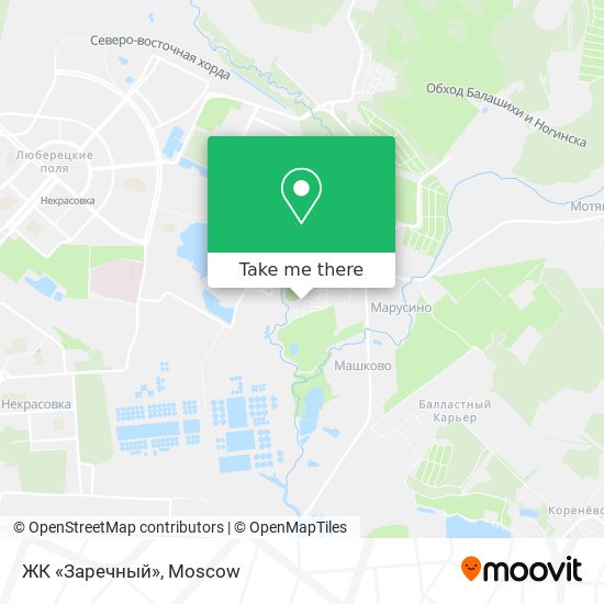 ЖК «Заречный» map