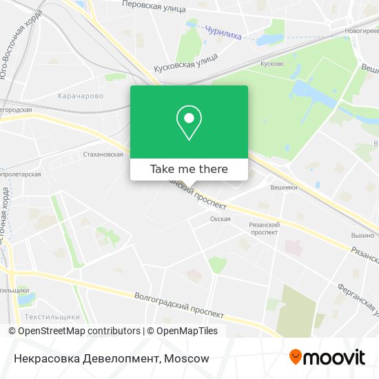 Некрасовка Девелопмент map