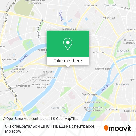 6-й спецбатальон ДПС ГИБДД на спецтрассе map