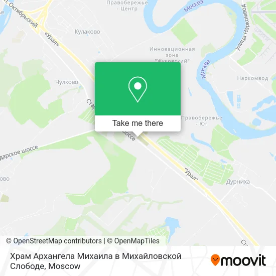 Храм Архангела Михаила в Михайловской Слободе map