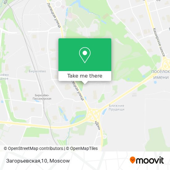 Загорьевская,10 map