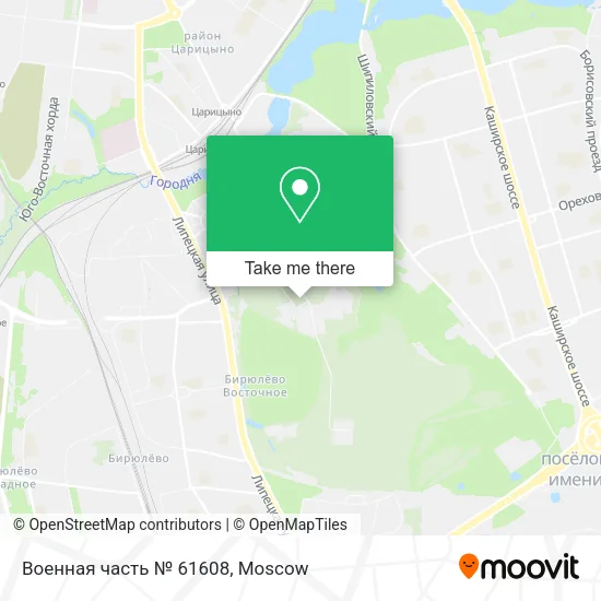 Военная часть № 61608 map