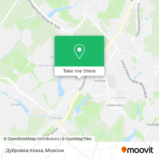 Дубровка плаза map