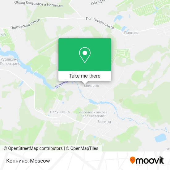 Копнино map