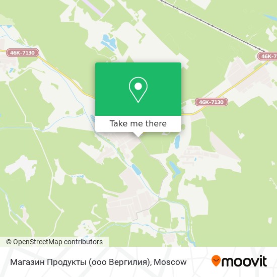 Магазин Продукты (ооо Вергилия) map