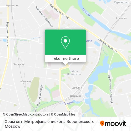 Храм свт. Митрофана епископа Воронежского map