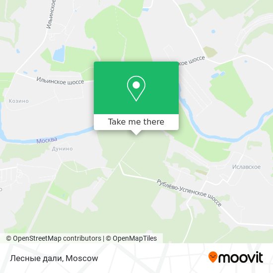 Лесные дали map