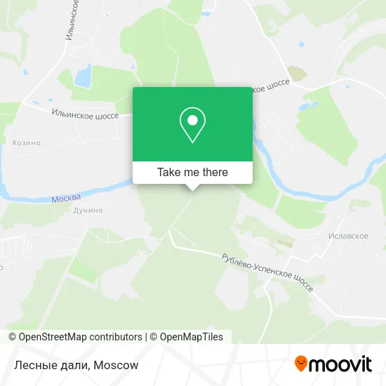 Лесные дали map