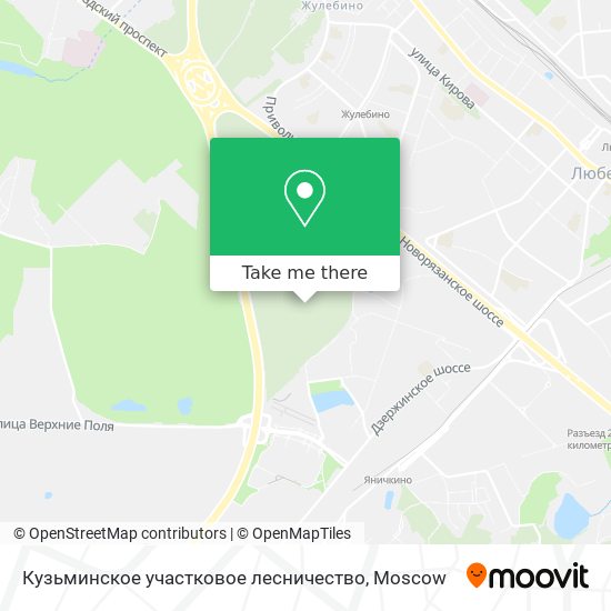 Кузьминское участковое лесничество map
