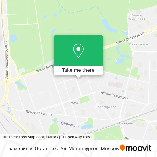 Трамвайная Остановка Ул. Металлургов map