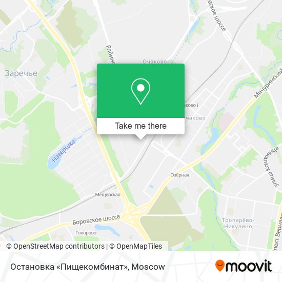 Остановка «Пищекомбинат» map