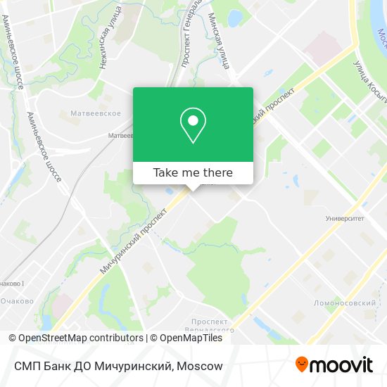 СМП Банк ДО Мичуринский map