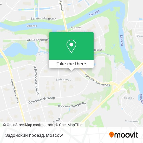 Задонский проезд map