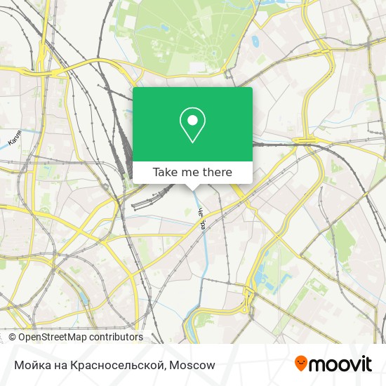 Мойка на Красносельской map