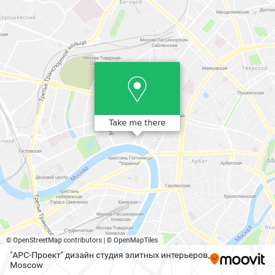 "АРС-Проект" дизайн студия элитных интерьеров map