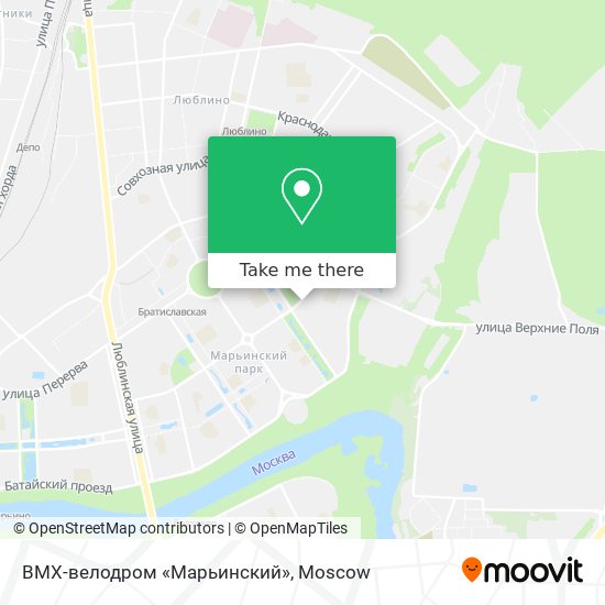 BMX-велодром «Марьинский» map
