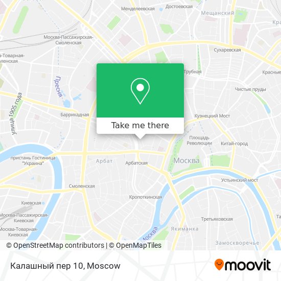 Калашный пер 10 map