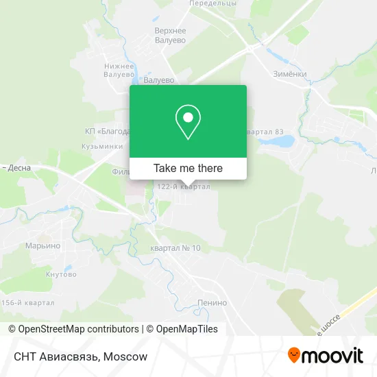 СНТ Авиасвязь map