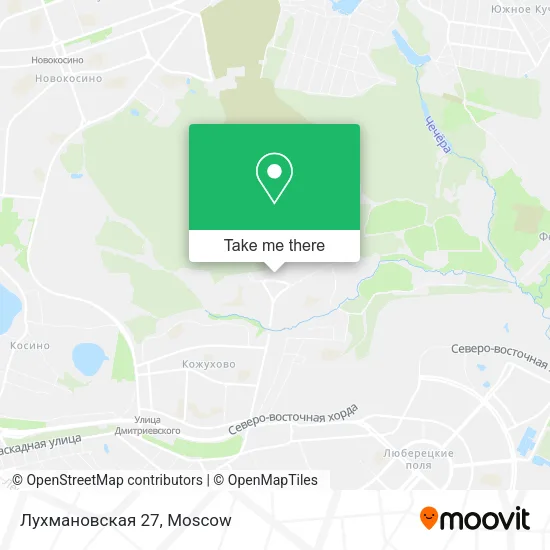 Лухмановская 27 map