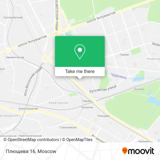 Плющева 16 map