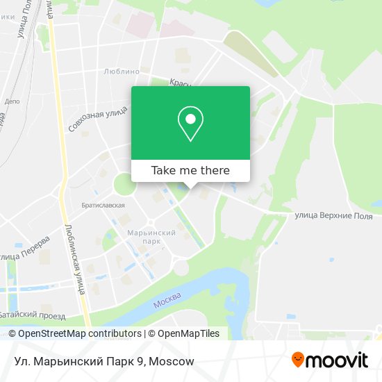 Ул. Марьинский Парк 9 map
