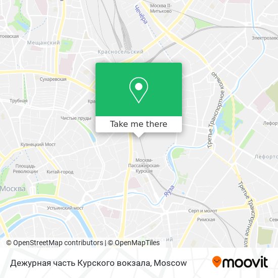 Дежурная часть Курского вокзала map