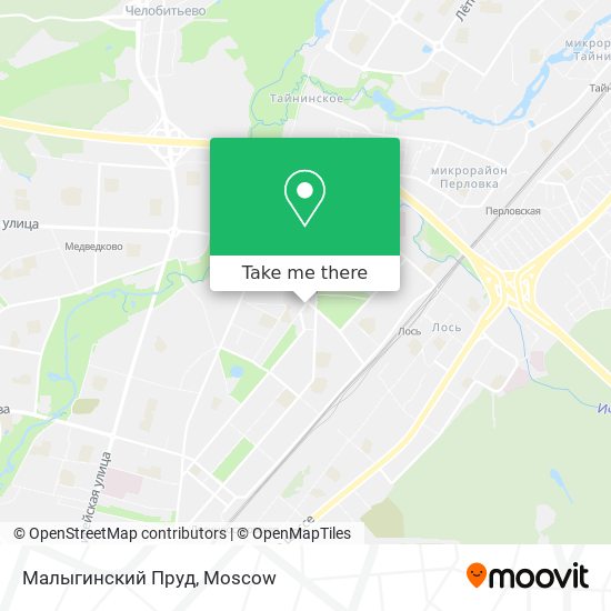 Малыгинский Пруд map