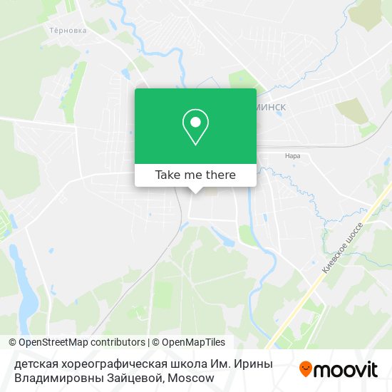 детская хореографическая школа Им. Ирины Владимировны Зайцевой map