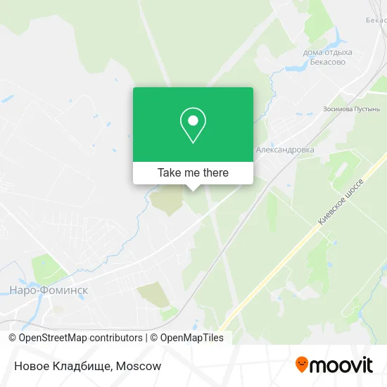 Новое Кладбище map