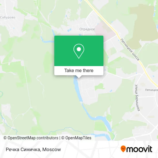 Речка Синичка map
