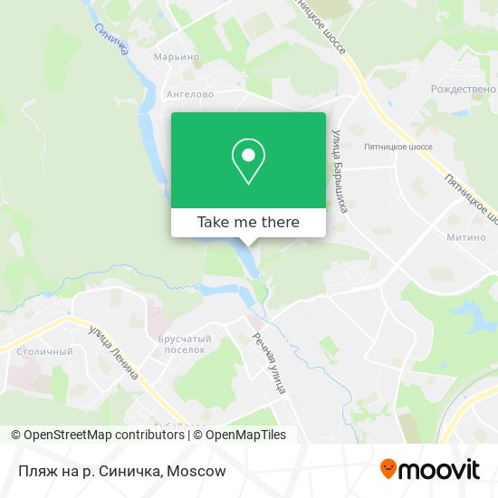 Пляж на р. Синичка map