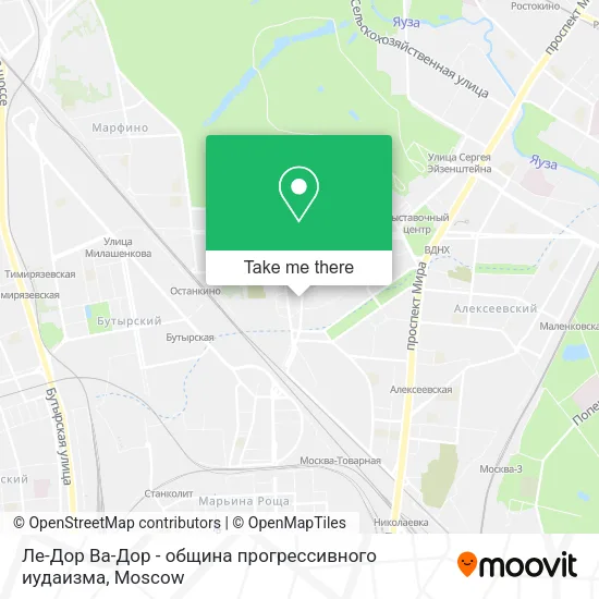 Ле-Дор Ва-Дор - община прогрессивного иудаизма map