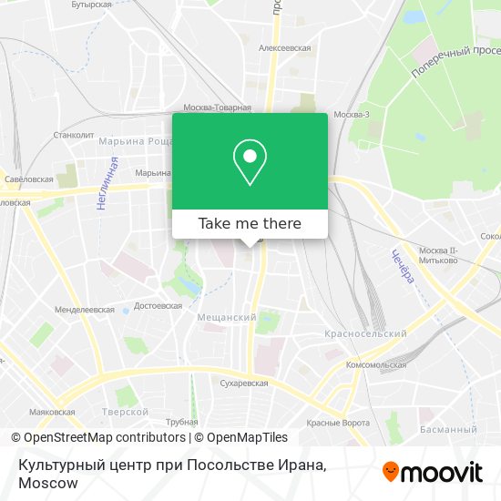 Культурный центр при Посольстве Ирана map