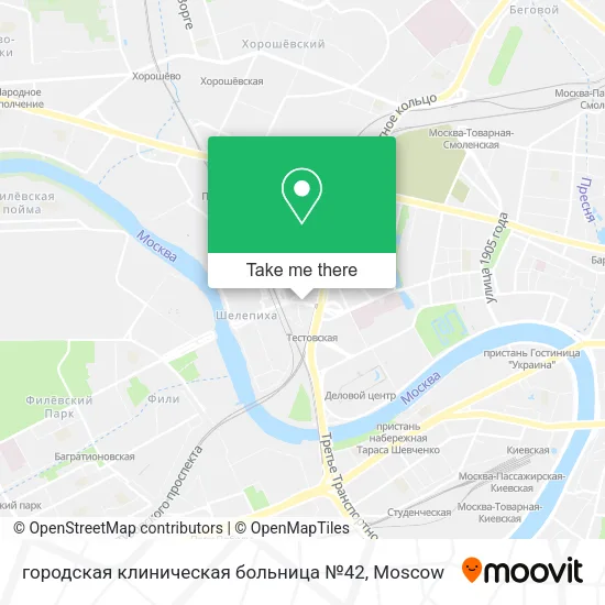 городская клиническая больница №42 map