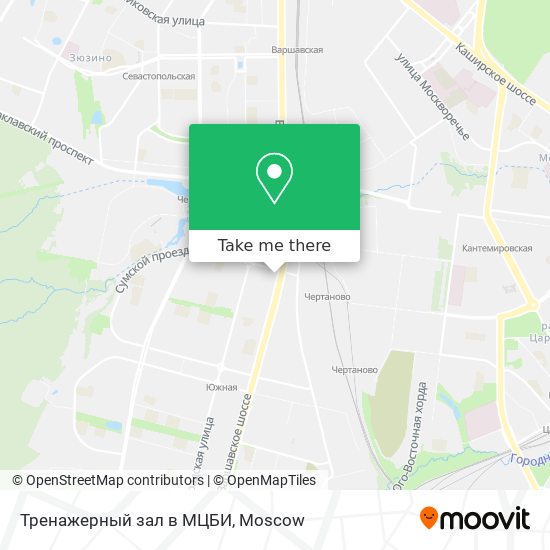 Тренажерный зал в МЦБИ map