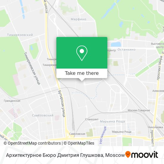 Архитектурное Бюро Дмитрия Глушкова map