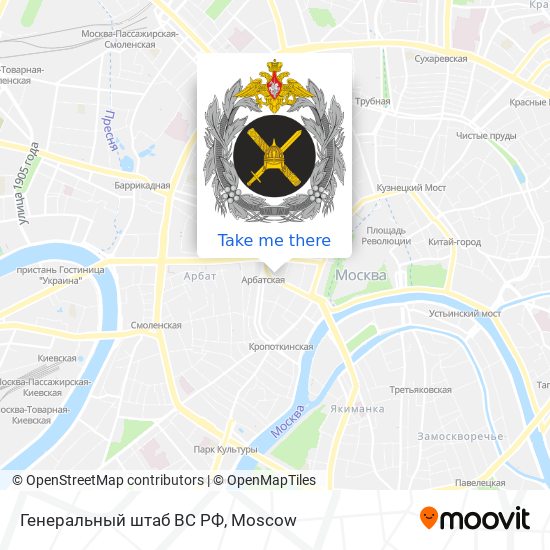 Генеральный штаб ВС РФ map