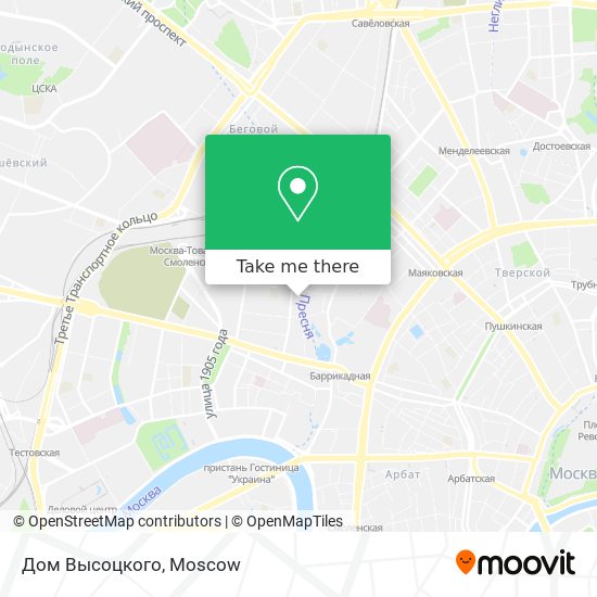 Дом Высоцкого map