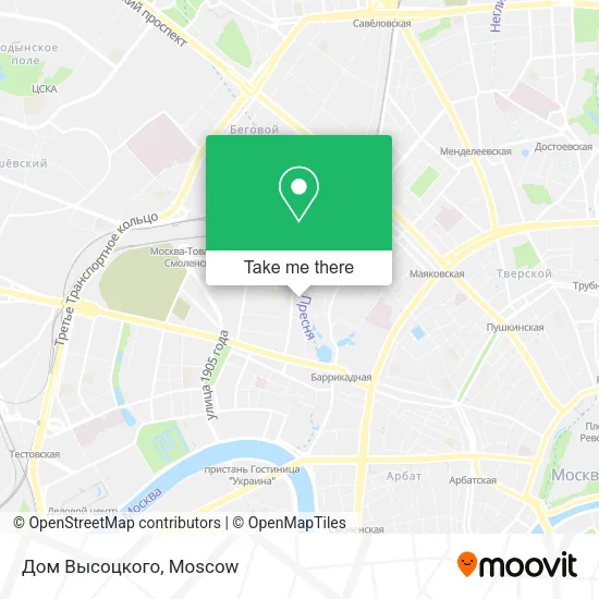 Дом Высоцкого map