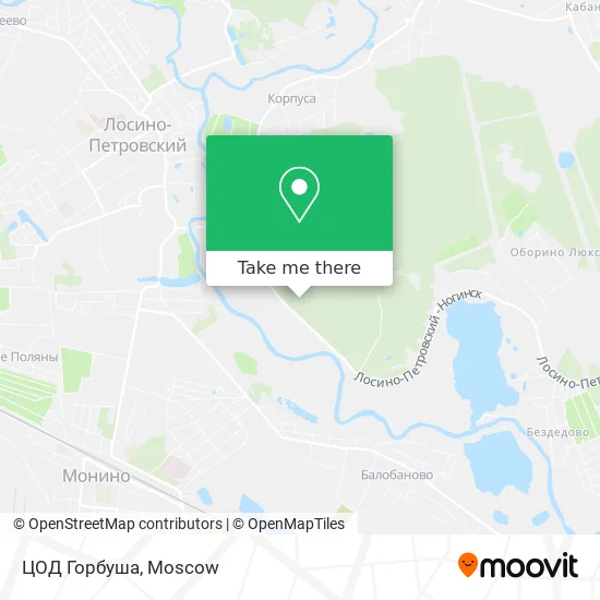 ЦОД Горбуша map