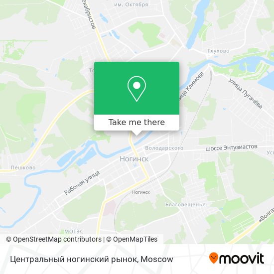 Центральный ногинский рынок map