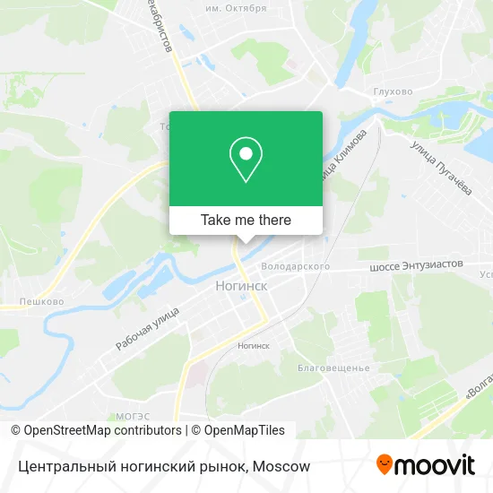 Центральный ногинский рынок map