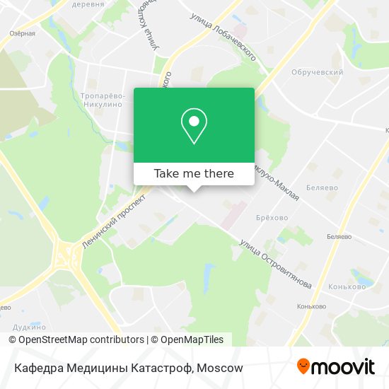 Кафедра Медицины Катастроф map