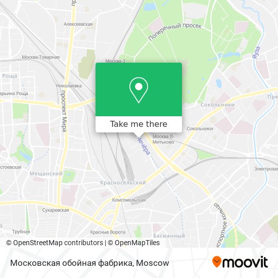 Московская обойная фабрика map