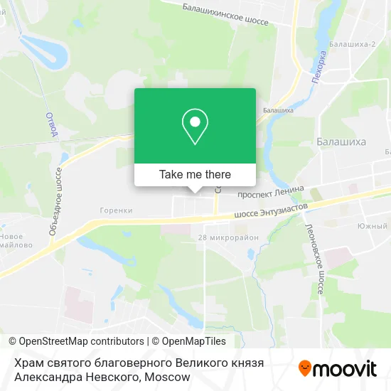 Храм святого благоверного Великого князя Александра Невского map