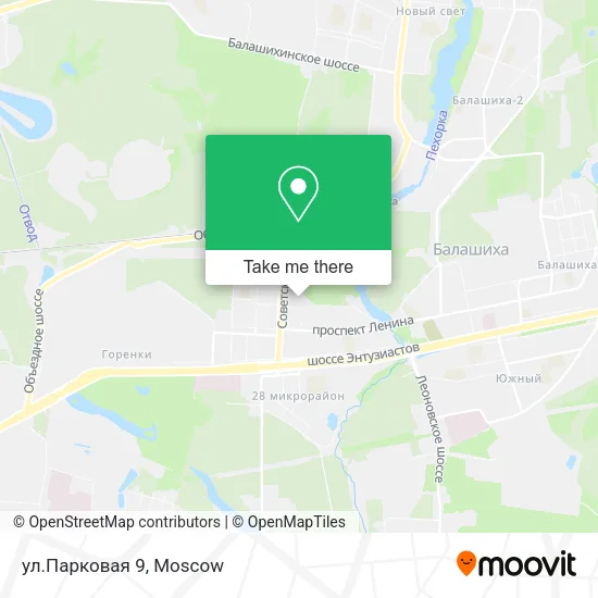 ул.Парковая 9 map