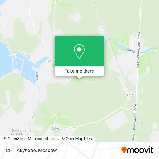 СНТ Акулово map