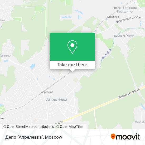 Депо "Апрелевка" map
