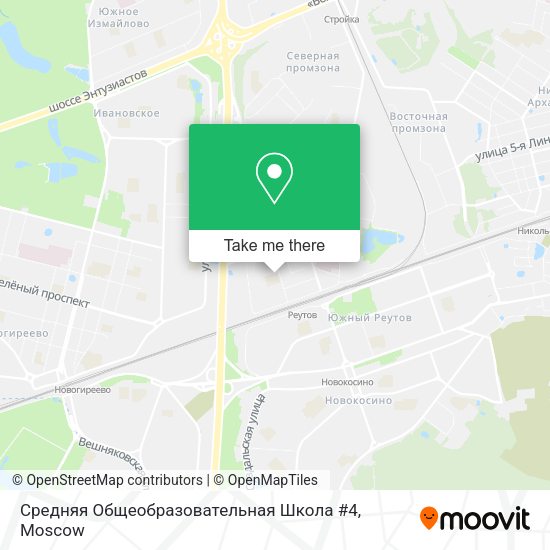 Средняя Общеобразовательная Школа #4 map