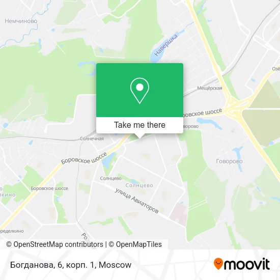 Богданова, 6, корп. 1 map